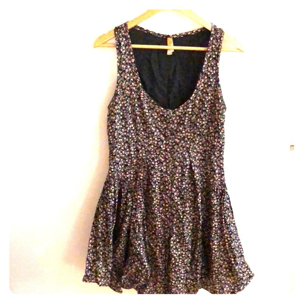 Flower print dress